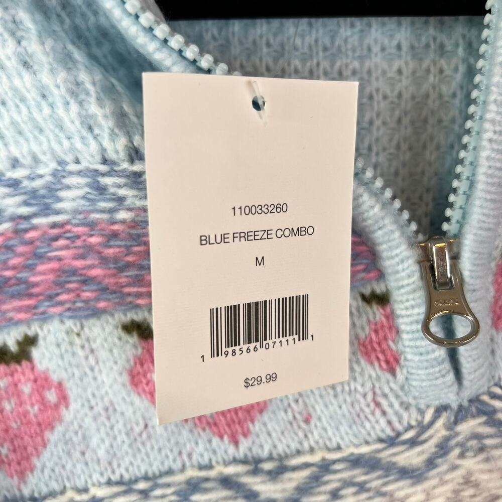Women's Light Blue Patterned Sweater - image 6